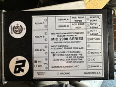 Partlow MIC 2000 Model 2113101