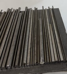 12L14 Steel Bar Lot – Round, Square,Hex – 57 PCS – 16.40 LBS – Screw Machine