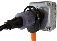 30A Piggy-Back TT-30 Plug to NEMA 5-20 Household Connector Adapter by AC WORKS®