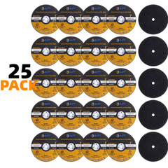 SATC 25 PCS 3 inch Cut Off Wheels 3″ x1/16 x1/4″ Die Grinder Metal Cutting Disc