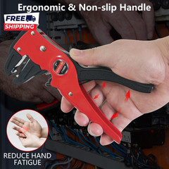 Automatic Quick Strip Wire Stripper and Cutter Eagle Nose Pliers (7-Inch) Cable