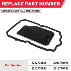 722.9 Transmission Filter Kit w/ Gasket For Mercedes C300 E350 ML350 05-15