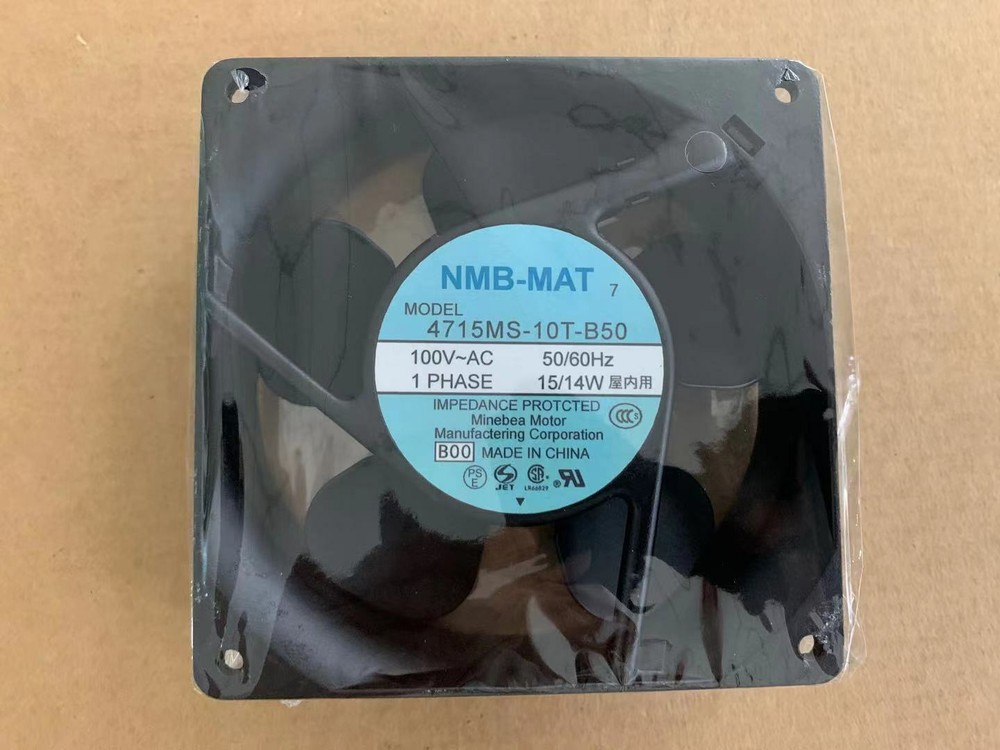 1PC NMB 4715MS-10T-B50 Axial fan AC110V 15/14W 50/60HZ 0.27A 119*119*38MM