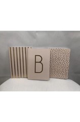 Recollections Journals Monogram -B 3 PC 5×7″ 12.7cm x 17.7 cm Pink