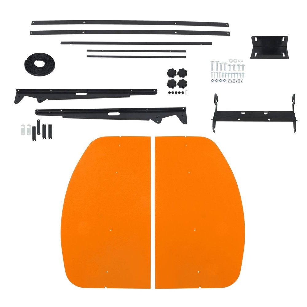 Orange 52″ X 52″ For Rops Canopy Tractor and Mowers Umbrella Block The Rain