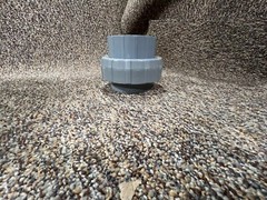 Lasco 3″ Schedule 80 CPVC Union Socket, 9897-030 Light Gray