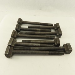 7/8″-9 Threaded T-Slot Bolt Assorted Lengths 8″-11″ Lot Of 9