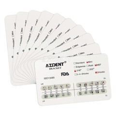 10*Dental Orthodontic Brackets Braces Mini Standard ROTH/MBT 018 022 Hooks 3/345