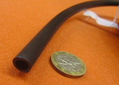 HDPE Tubing .375″ (3/8) OD x .250″ ID (1/4″) x 100 Ft Coil Black