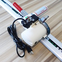 High Speed 110V 74.8″ Fabric Cutter Leather Textiles Cutting Machine 86.6″ Rack