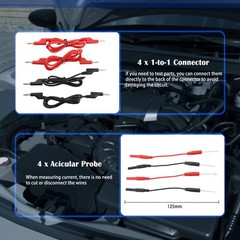 Automotive Circuit Test Lead Kit 92PCS Multi Electrical Breakout Lead Automotive