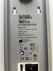 NEW ARJO Wall Mounted Battery Charger Part# NDA8200