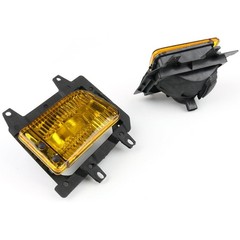 Yellow Fog Light Assembly Front Bumper BMW E30 86-88 Kit A86382-C115-015-YELLOW