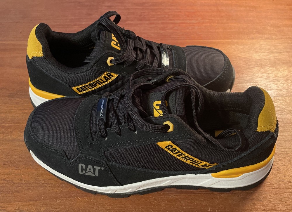 CAT Caterpillar Venward CT Women’s Size 7 Composite Safety Toe Work Shoes Black