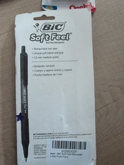 Pentel Hi-Polymer Latex Free Block Eraser White 2 Set + BIC Pens New Sealed