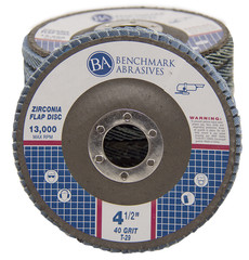 50 Pack 4.5” x 7/8″ Professional 40 Grit Zirconia Flap Disc Grinding Wheels T29
