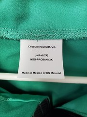 NSG Proban FR Flame Resistant Green Denim Welding Shirt Jacket LARGE-3XL (HR)