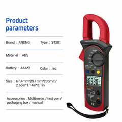 Digital Multimeter Tester AC DC Volt Ohm Amp Clamp Meter Auto Range Handheld T1