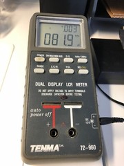 2 Cornell Dubilier(CDE) CD10 Mica Capacitor 82pF 500V 5% 3.6mm Lead Spacing