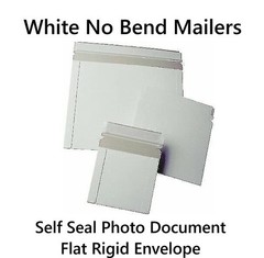 9.75″x 12.25″ No Bend Mailers White Self Seal Photo Document Flat Rigid Envelope