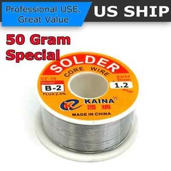 63-37 Tin Rosin Core Solder Wire Electrical Soldering Sn60 Flux .031″/1.0mm 50G