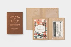 TRAVELER’S notebook Starbucks Reserve Roastery Camel passport size Set of 8