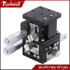 Findmall 40mmx40mm XYZ Linear Stage Manual Precision Positioning Sliding Table
