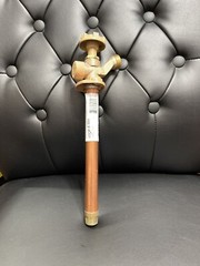 Woodford 1/2 In. SWT x 1/2 In. MIP x 3/4 In. MHT x 8 In. Brass Anti-Siphon Frost