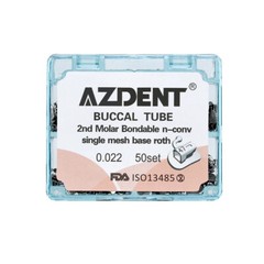 US Dental Tubo Bucal de Ortodoncia 1er Molar Unir MBT 022 No Convertible AZDENT