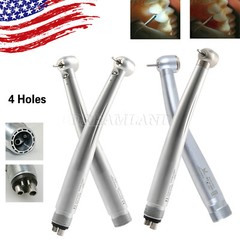 Yabangbang Dental High Speed (LED E-generator) Handpiece 4/2-Holes Push Turbine
