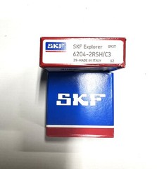 (2Pack) 6204-2RS/C3 SKF RUBBERS SEAL BALL BEARING 20X47X14 mm ITALY/BULGARIA NEW