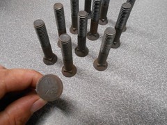 Plow Bolt 7/16″ x 2-1/2″. (LOT OF 12) Grade 5 Plow Bolts. New Old Stock!
