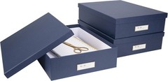 Impact Resistant Blue File Organizer with Lift-Off Lid – 478 Cubic Inch Capacity