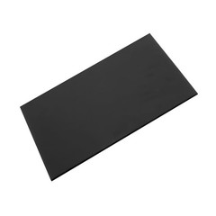 Black UHMW Sheet – 6″ x 8″ x 1/16″ – Ideal for Crafts & Industrial Use