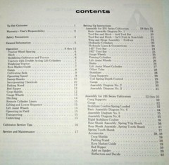 Allis Chalmers 101 201 Series Rotary Cultivator Operators Manual AC Original!
