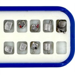 1 kit Dental orthodontic mental bracket mini MBT 0.022 345 with hook