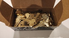 JET – Full Box – 50 Nickel Silver KEY BLANKS – Type M Keyway – 1A1M1-NS