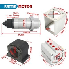 〖US〗BT30 Unpowered ATC Spindle 5 Bearing 6000rpm Air Pneumatic Boosting Cylinder