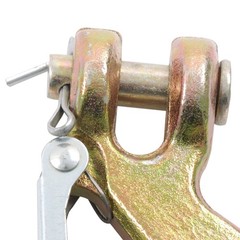 4 Pack 5/16″ G70 Chain Hook Clevis Slip Hook with Safety Latch 14000Lbs Capacity