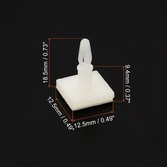 24PCS,Sticky PCB Spacer Adhesive Standoffs 0.37″ Supporting Height Insulated