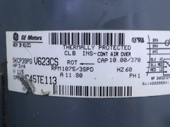 GE Genteq 5KCP39PGV623CS Blower Motor 3/4HP 1075RPM 3SPD 115V 1PH HC45TE113