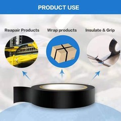 3PCS Flame Retardant Electrical Tape, Waterproof & Heat Resistant, 0.62in x 49ft