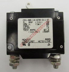 Carlingswitch CA1-B0-14-670-311-E Fl Amp 70 max 80 Trip 87.5 Delay 14 Breaker