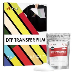 A-SUB DTF Transfer Powder Film Kit for DTF Sublimation Printer, DTF Starter Kit