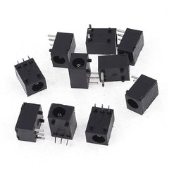 uxcell 10pcs 3.5mm Dia PCB DC Power Jacks Sockets Charge Ports