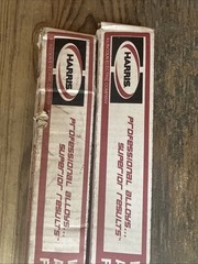 Lot -2)1/8″,3/32” X 36″ ER70S-6 Harris® Mild Steel TIG Rod 10 lb Box