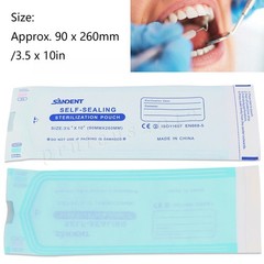 3.5″ X 10″ Self-Sealing Sterilization Pouches for Autoclave (Choose Quantity)