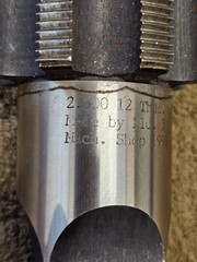 2-1/2″ – 12 2.5 X 12 RH Thread Threading Plug Tap 8 Flute Military Surplus USA