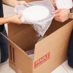 300PCS Fragile Stickers for Shipping Moving,1×3 Inch Small Glass Handle with Car