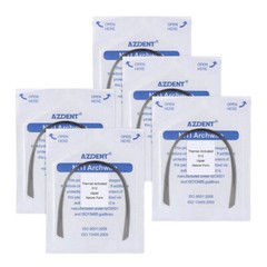 10pcs/kit Dental Orthodontic Heat Thermal Activated Niti Natural Round Arch Wire